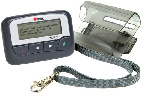 Commtech Pager Alphanumeric 7950 143-151 MHz Holster And Strap Included