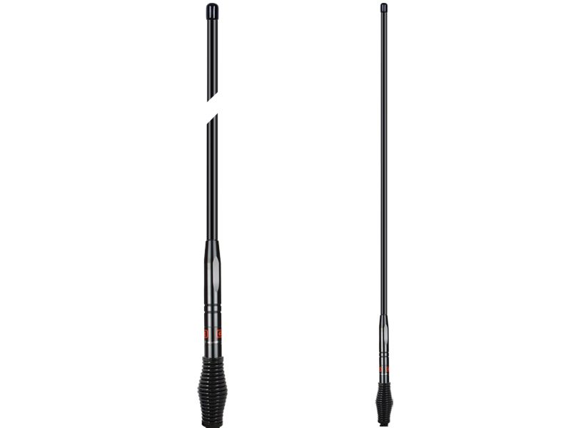 GME Antenna  AE4702B UHF  477MHz 1.04 Metre Colinear Aerial With Medium Barrel Spring (6.6dBi Gain) Black