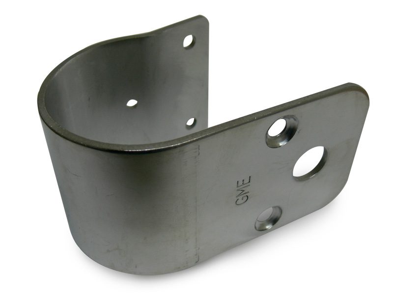 GME Antenna Mounting Bracket 50mm Wrap Around Stainless Steel Bull Bar Bracket