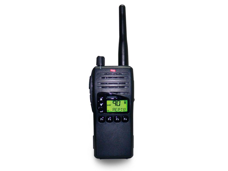GME TX7200 UHF hand held portable 5 Watt and antenna, 124 Channel UHF 450 – 520MHz wide band / narrow band transceiver, DTMF, ANI selective call and 4 soft keys.
