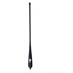 RFI Antenna CD34-71-73 UHF CB (477 MHz) Mopole™ Antenna – Stud Mount (4 dBi) with 5M Cable, FME Female & A76 Adapter