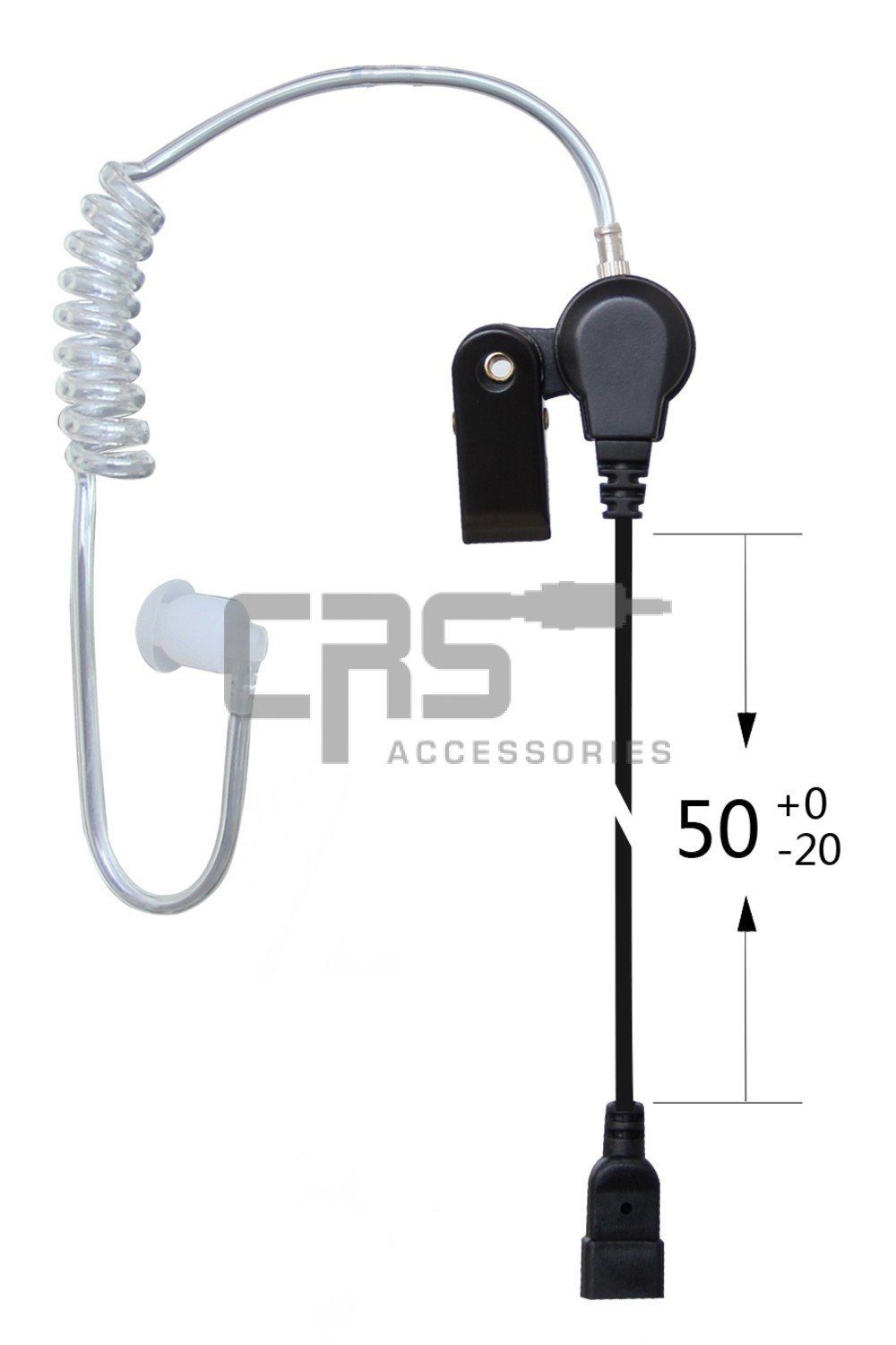 CRS Long Acoustic Airtube Earpiece to suit CRS-1WH/2WH/3WH