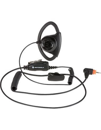 Motorola Adjustable D-Style Earpiece with In-Line PTT/Mic